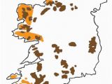 Map Of Ireland Mountains and Rivers Blanket Bogs Of Ireland Factsheetirish Peatland Conservation Council