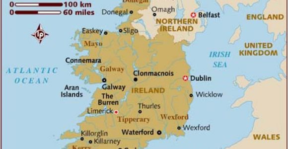 Map Of Ireland West Coast Map Of Ireland