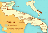 Map Of Italy Cities and towns Maps and Places to See In Puglia