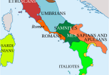 Map Of Italy In Roman Times Italy In 400 Bc Roman Maps Italy History Roman Empire Italy Map