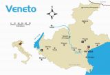 Map Of Italy Lake Garda Veneto Region Of northern Italy tourist Map with Cities