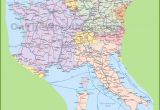 Map Of Italy Showing Airports Map Of Switzerland Italy Germany and France