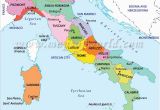 Map Of Italy Showing Major Cities Regions Of Italy E E Map Of Italy Regions Italy Map Italy Travel