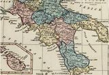 Map Of Italy Sicily and Malta Amazon Com Italy Naples Sicily Malta Goza Inset C 1831 Wilkinson