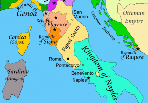 Map Of Italy with Rome Italian War Of 1494 1498 Wikipedia
