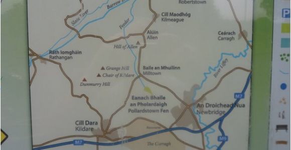 Map Of Kildare Ireland Map Of Local areas Around the Fen Picture Of Pollardstown