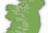 Map Of Kilkenny Ireland Map Of the 900km Ireland Way Hiking Trail Guidebook Available In