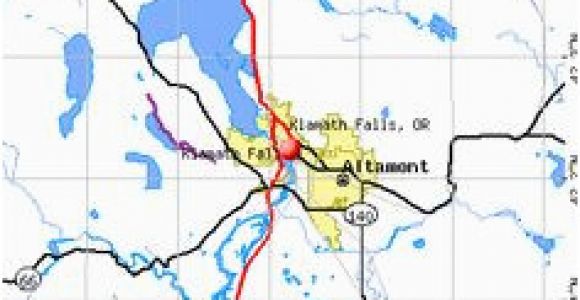 Map Of Klamath Falls oregon Pinterest