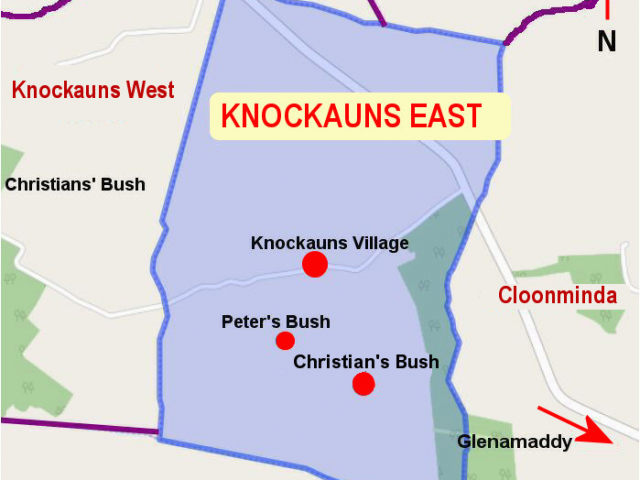 Map Of Knock Ireland Knockauns East Secretmuseum   Map Of Knock Ireland Knockauns East Of Map Of Knock Ireland 640x480 