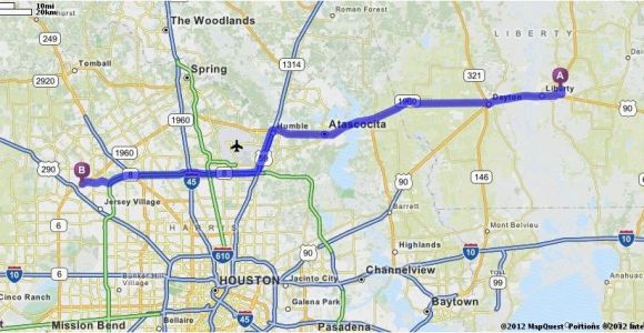 Map Of Liberty Texas Driving Directions From Liberty Texas 77575 to 12353 Fm 1960 Rd W