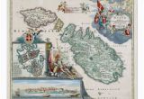 Map Of Malta Europe 1720 Malta Map Poster Zazzle Com Old Malta Malta Map