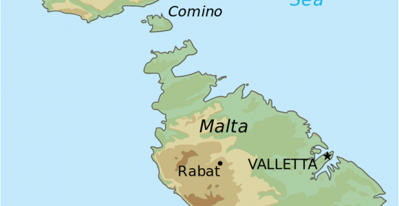 Map Of Malta Europe topographic Map Of Malta Draw It to Know It In 2019