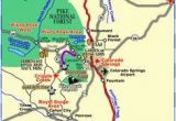 Map Of Manitou Springs Colorado Cheyenne to Colorado Springs Left to Right as Seen From Above at