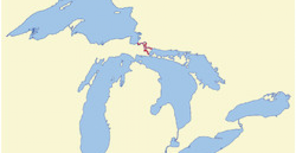 Map Of Michigan and Ontario List Of islands Of Michigan Wikipedia