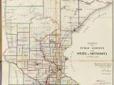 Map Of Minnesota Cities and towns Old Historical City County and State Maps Of Minnesota