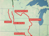 Map Of Mississippi River In Minnesota Long Term Flooding Remains A Concern In Central Us as Rivers