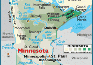 Map Of Mississippi River In Minnesota Minnesota Latitude Longitude Absolute and Relative Locations