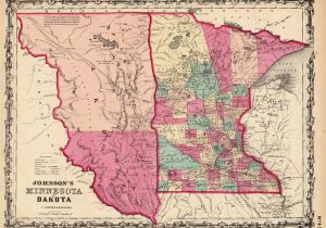 Map Of Mississippi River In Minnesota Old Historical City County and State Maps Of Minnesota