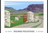 Map Of Mourne Mountains northern Ireland Mourne Mountains Hare S Gap