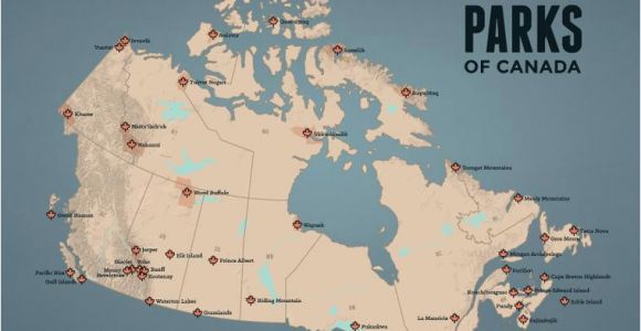 Map Of National Parks In Canada National Parks Best Maps Ever