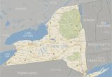 Map Of New York Canada Border Maps Of New York Nyc Catskills Niagara Falls and More