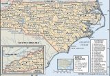 Map Of north Carolina and Tennessee State and County Maps Of north Carolina