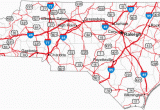 Map Of north Carolina with Counties Map Of north Carolina