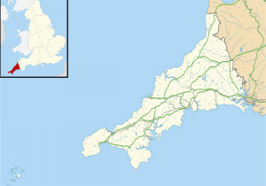 Map Of north Cornwall England List Of Churches In Cornwall Wikipedia