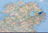 Map Of northern Ireland Roads Ireland Map Stock Photos Ireland Map Stock Images Alamy