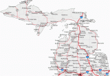 Map Of northwest Michigan Map Of Michigan Cities Michigan Road Map