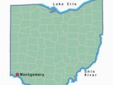 Map Of northwestern Ohio Montgomery Ohio Ohio History Central