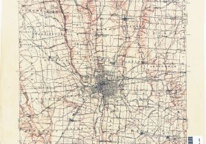 Map Of Ohio and Michigan Ohio Historical topographic Maps Perry Castaa Eda Map Collection