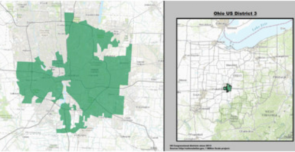 Map Of Ohio Districts Ohio S 3rd Congressional District Wikipedia