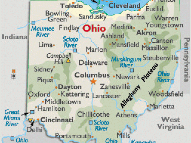 Map Of Ohio River Valley Ohio Map Geography Of Ohio Map Of Ohio ...