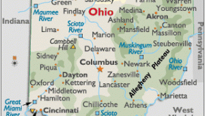 Map Of Ohio with Rivers Ohio Map Geography Of Ohio Map Of Ohio Worldatlas Com