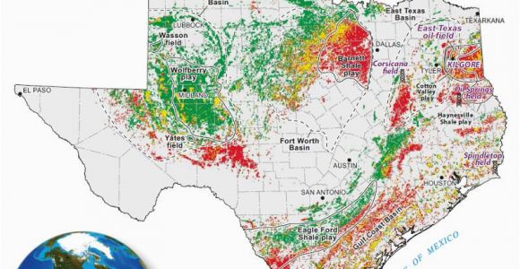 Map Of Oil Wells In Texas Texas Oil and Gas Fields Map Business Ideas 2013