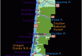 Map Of oregon Coast Beaches Simple oregon Coast Map with towns and Cities oregon Coast In