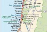 Map Of oregon Coast Beaches Simple oregon Coast Map with towns and Cities oregon Coast In