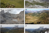 Map Of Picos De Europa Spain Glacial Landforms A Frontal Moraine Complex Of Amuesa