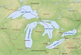 Map Of Port Huron Michigan Lake Huron On Us Map Printable Us Map with Great Lakes Keysub