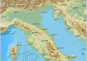 Map Of Rimini Italy Earthquake Magnitude 4 2 northern Italy 2018 November 18 12