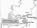 Map Of River Shannon Ireland Map Of Ireland Showing the Location Of the Shannon Trough