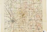 Map Of Ross County Ohio Ohio Historical topographic Maps Perry Castaa Eda Map Collection