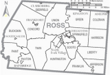 Map Of Ross County Ohio Ross County Ohio Wikivisually