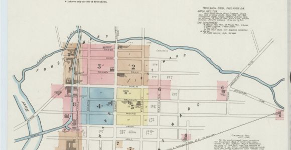 Map Of Sandusky Ohio Sanborn Maps 1880 to 1889 Ohio Library Of Congress