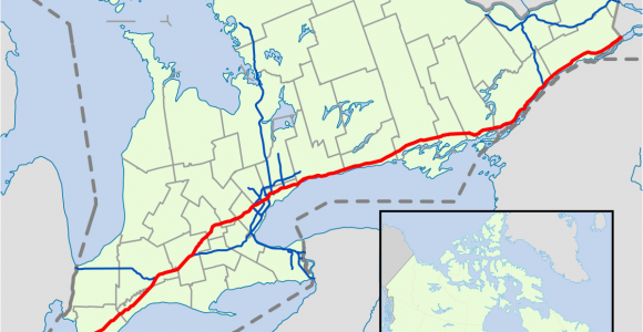 Map Of Scarborough Ontario Canada Ontario Highway 401 Wikipedia