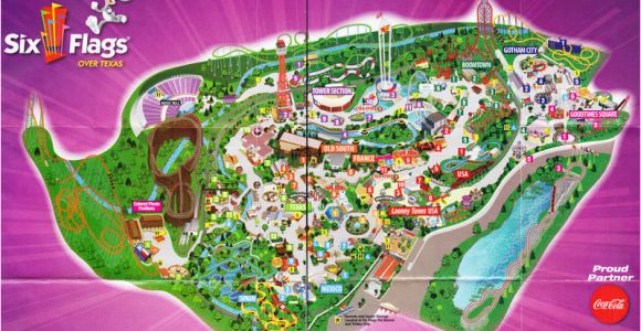 Map Of Six Flags Over Texas Six Flags Over Texas Arlington Map Business Ideas 2013