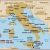 Map Of south Italy and Sicily Map Of Italy