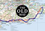 Map Of southampton England the Old Way to Canterbury the British Pilgrimage Trust