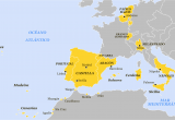 Map Of Spain and Mallorca the Kingdoms and Dominions Of Spain In 1581 Europe